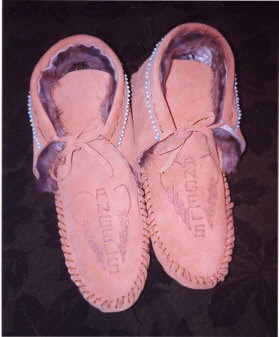 Hand Tooled Moccasins